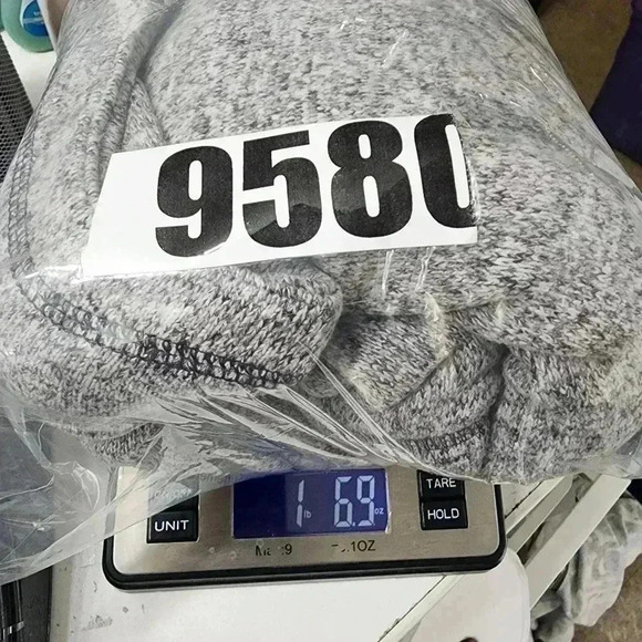 NWT Northend Sport  full zip gray fleece jacket men's L - Picture 8 of 8